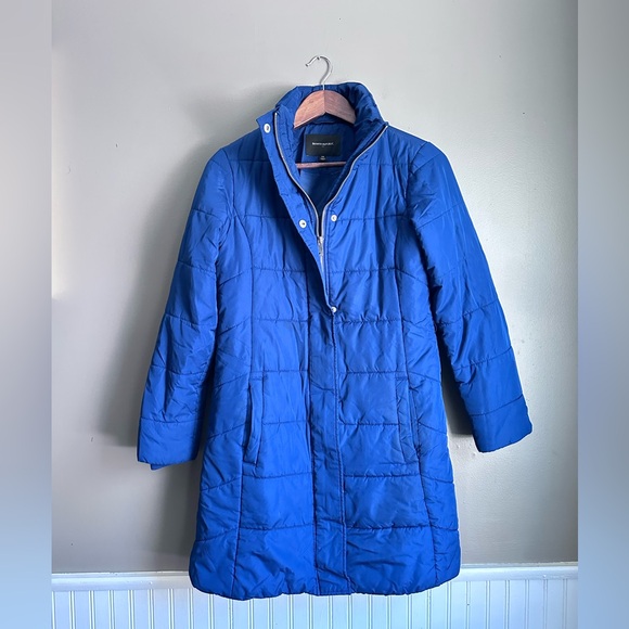 Banana Republic Jackets & Blazers - Banana Republic Down Puffer Jacket Women’s Size X-Small Blue Long Winter Coat